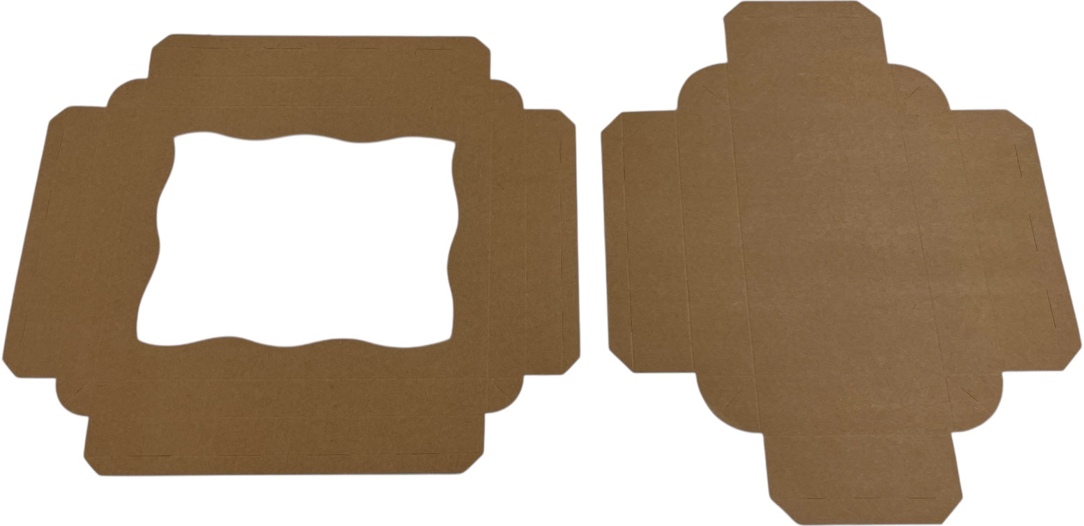 Large Biscuit Box with window